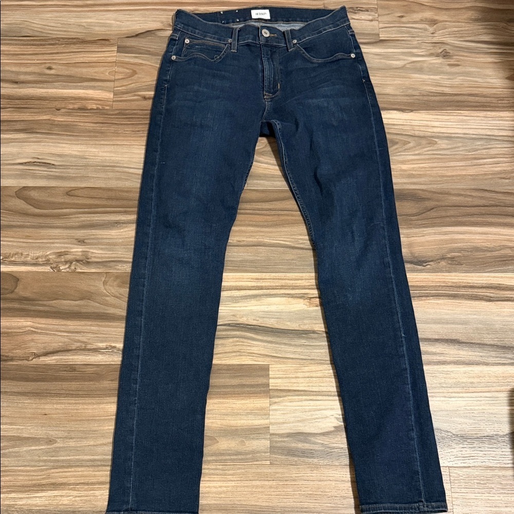 Hudson Jeans Men’s Sz. 31 Blake Slim Straight Low Rise Dark Wash Denim Stretch
